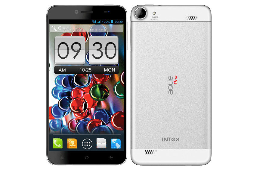 Intex Aqua Octa Launched with MT6592 octa-core CPU for Rs. 19,999