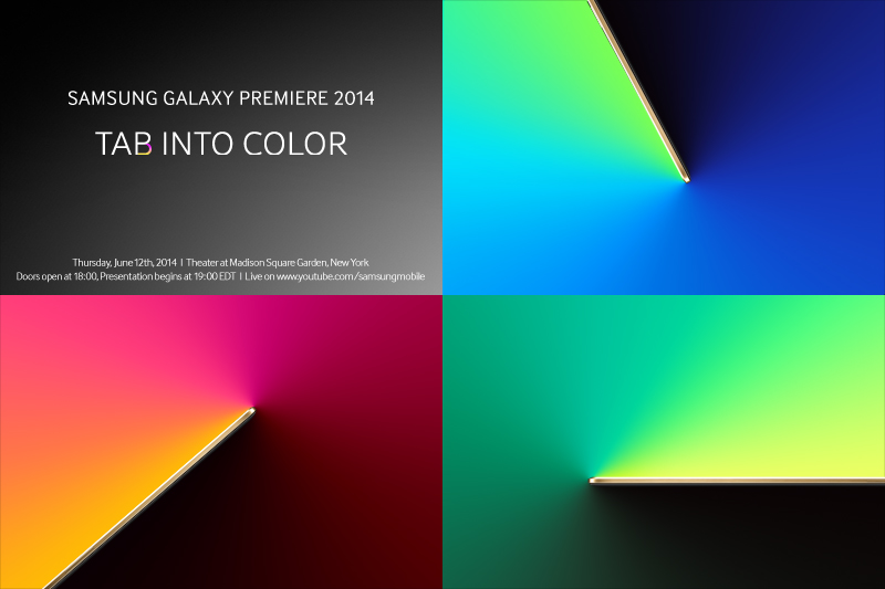Samsung is set to Introduce new tablets at Galaxy Premiere 2014 event on June 12th