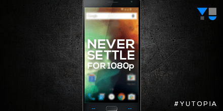 YU makes fun of OnePlus X for having 1080p display