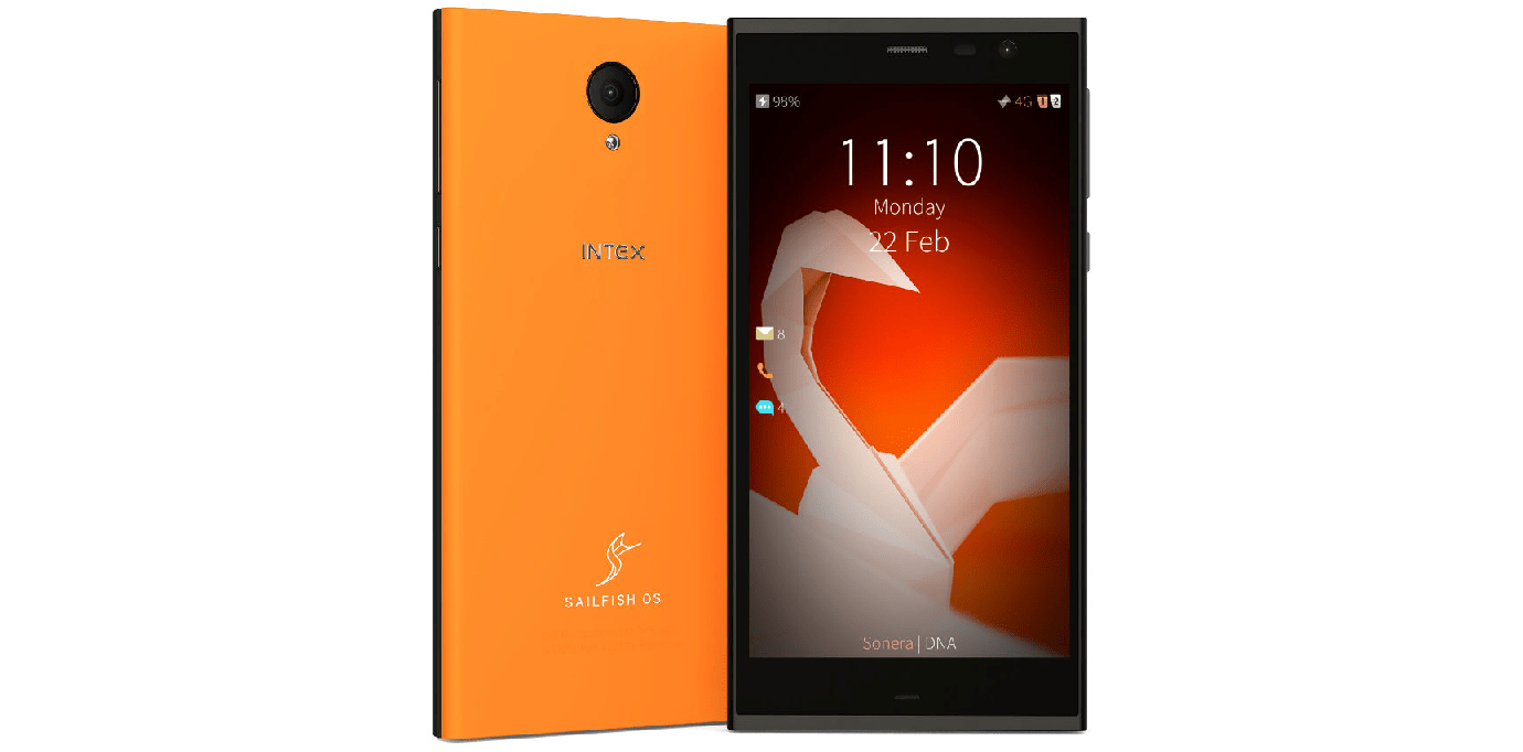 Intex Aqua Fish with  5-inch HD display, Sailfish OS 2.0 launched for Rs. 5499