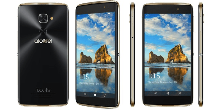 Alcatel Idol 4S with 5.5-inch 1080p display, Snapdragon 820, Windows 10 announced