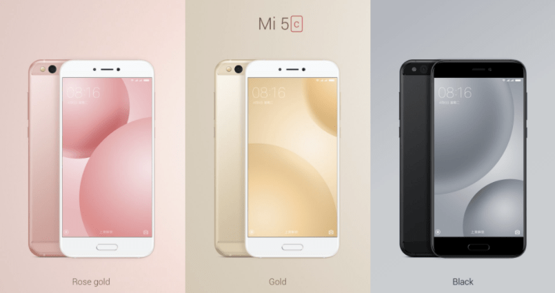 Xiaomi Mi 5c with 5.15-inch 1080p display, Surge S1 64-bit Soc announced