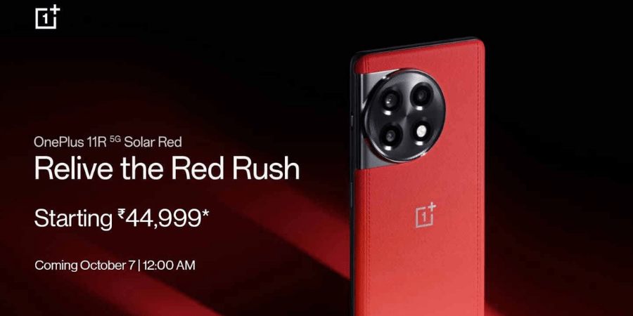 OnePlus 11R 5G Solar Red Edition launched in India for Rs. 45,999