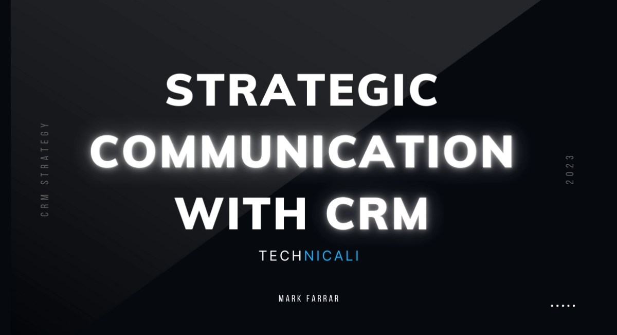 Illustration of CRM based communication showing customer interactions across email, chat, phone, and social media connected to a central CRM dashboard
