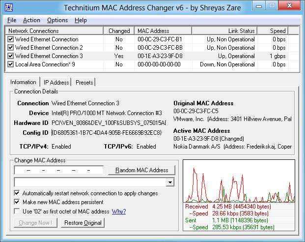 Technitium mac address changer (tmac) adalah sebuah software memungkinkan kita untuk mengubah (spoof) alamat media access control (mac) dari . Technitium Mac Address Changer A Freeware Utility To Spoof Mac Address Instantly