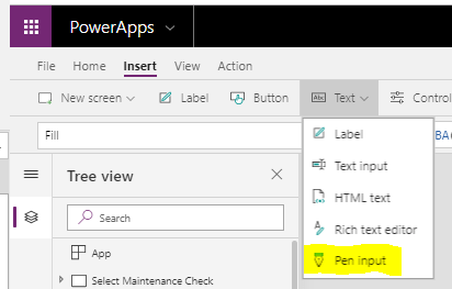 In the menu that appears, click the microsoft office signature line. 4. Powerapps Saving Digital Signatures To Onedrive Rsm Technology Blog