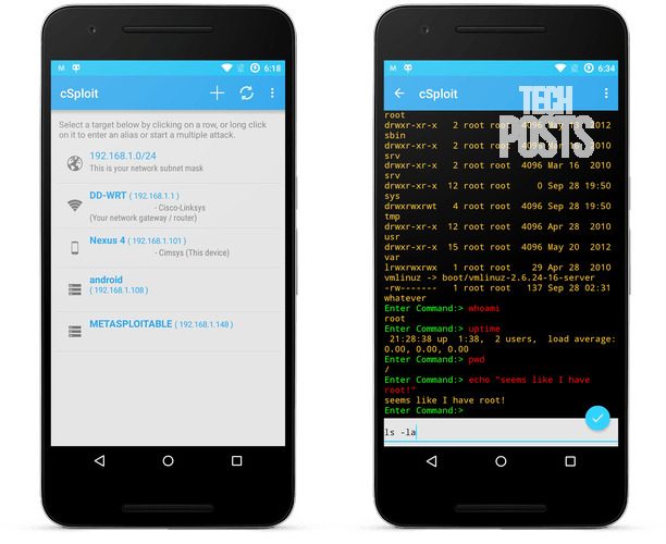 cSploit Hacking Android App