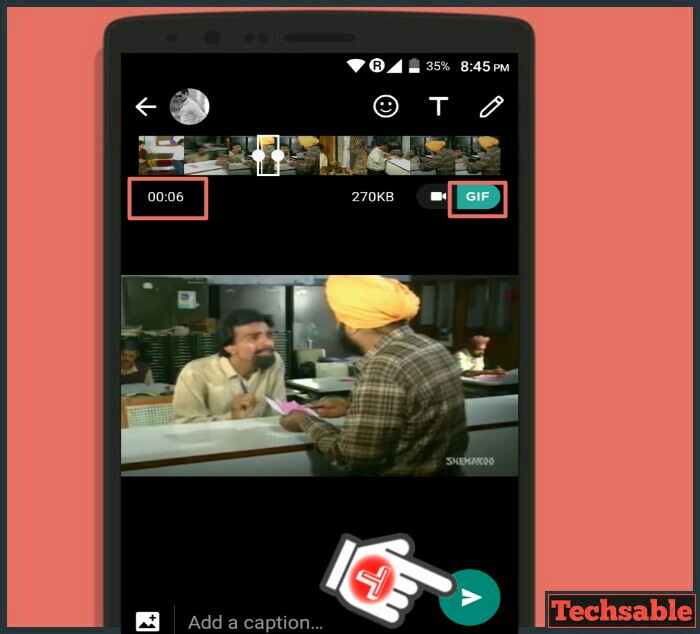 Whatsapp Gif Maker How To Convert Video Into Gif Techsable