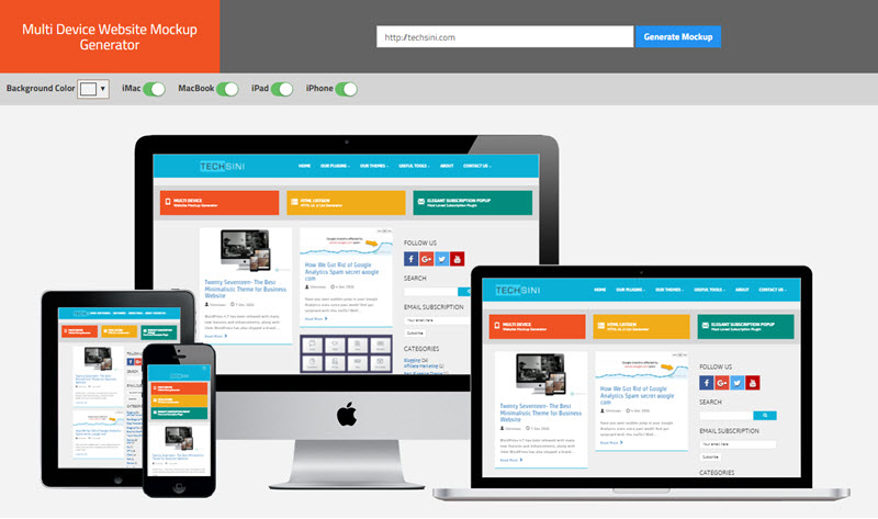 Mockup generator templates tagged with: Launched All New Multi Device Website Mockup Generator Version 2 0