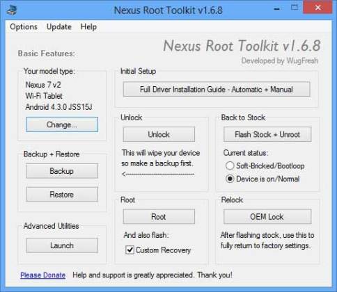 Nexus Root Toolkit Updated to Support Android 4.3, How to Root Nexus