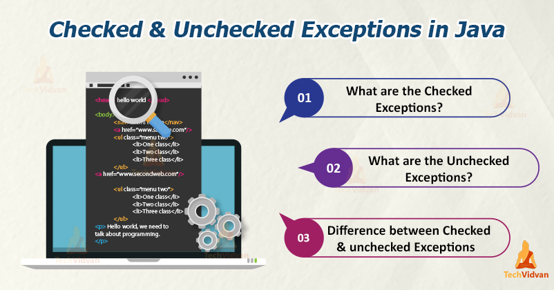 Checked and Unchecked Exception in Java - Examples and Differences ...