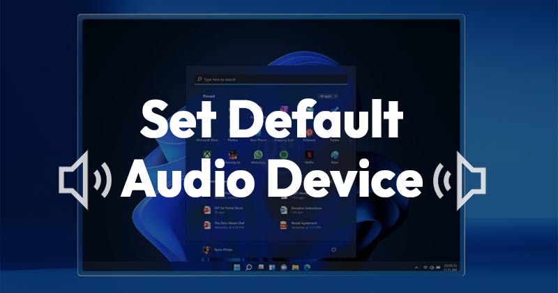 Jak ustawić domyślne urządzenie audio w systemie Windows 11