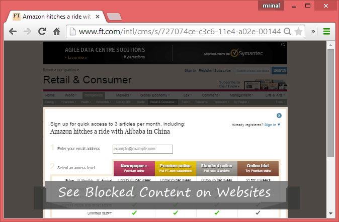 How to see Blocked Content on Websites- 3 Solution