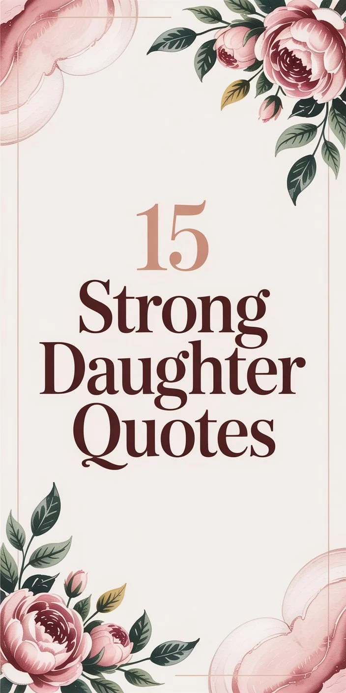 15 Strong Daughter Quotes 15 Strong Daughter Quotes