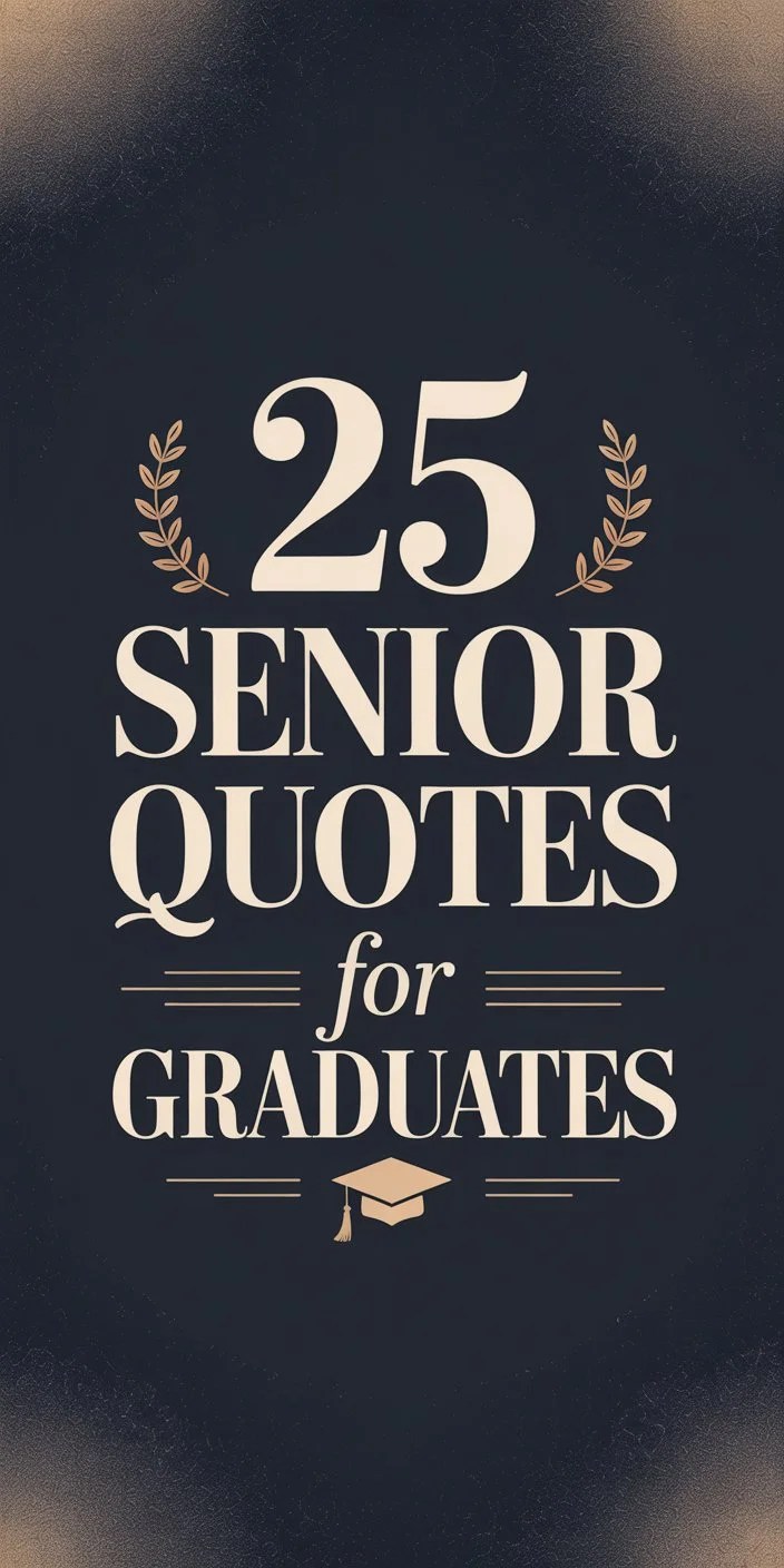 25 Senior Quotes for Graduates 25 Senior Quotes for Graduates