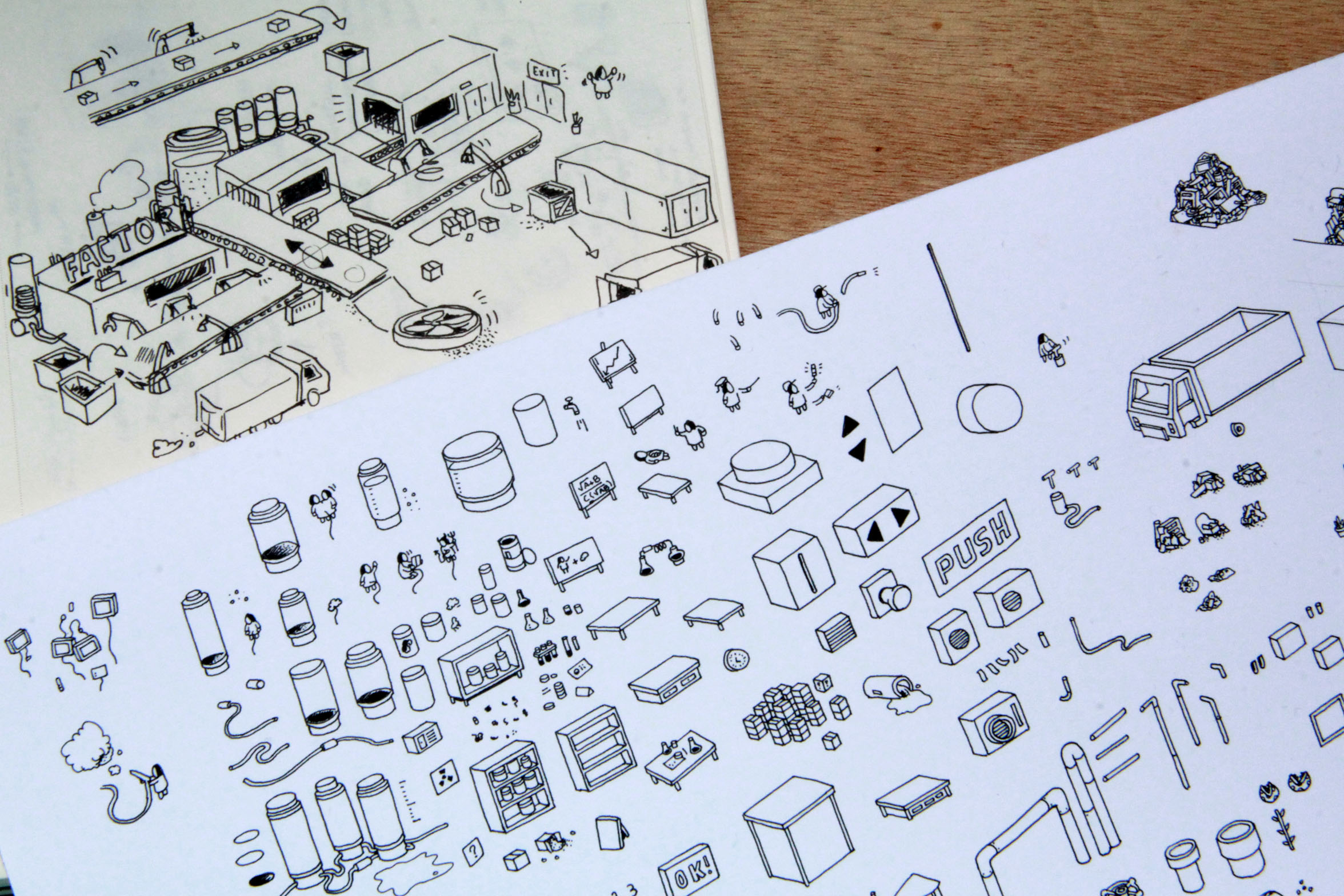 Hidden Folks - Game elements