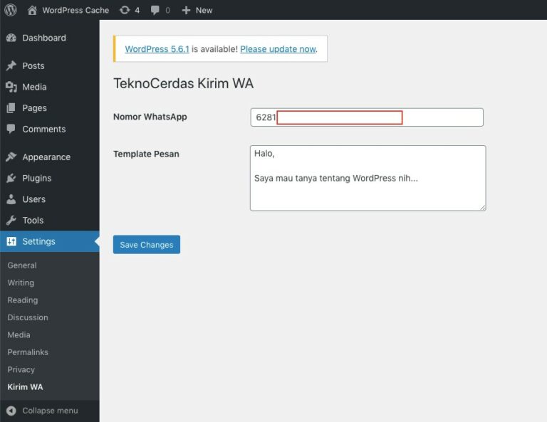 Plugin akan terhubung ke database oscommerce eksternal dan . Membuat Plugin WordPress Click-to-Chat WhatsApp
