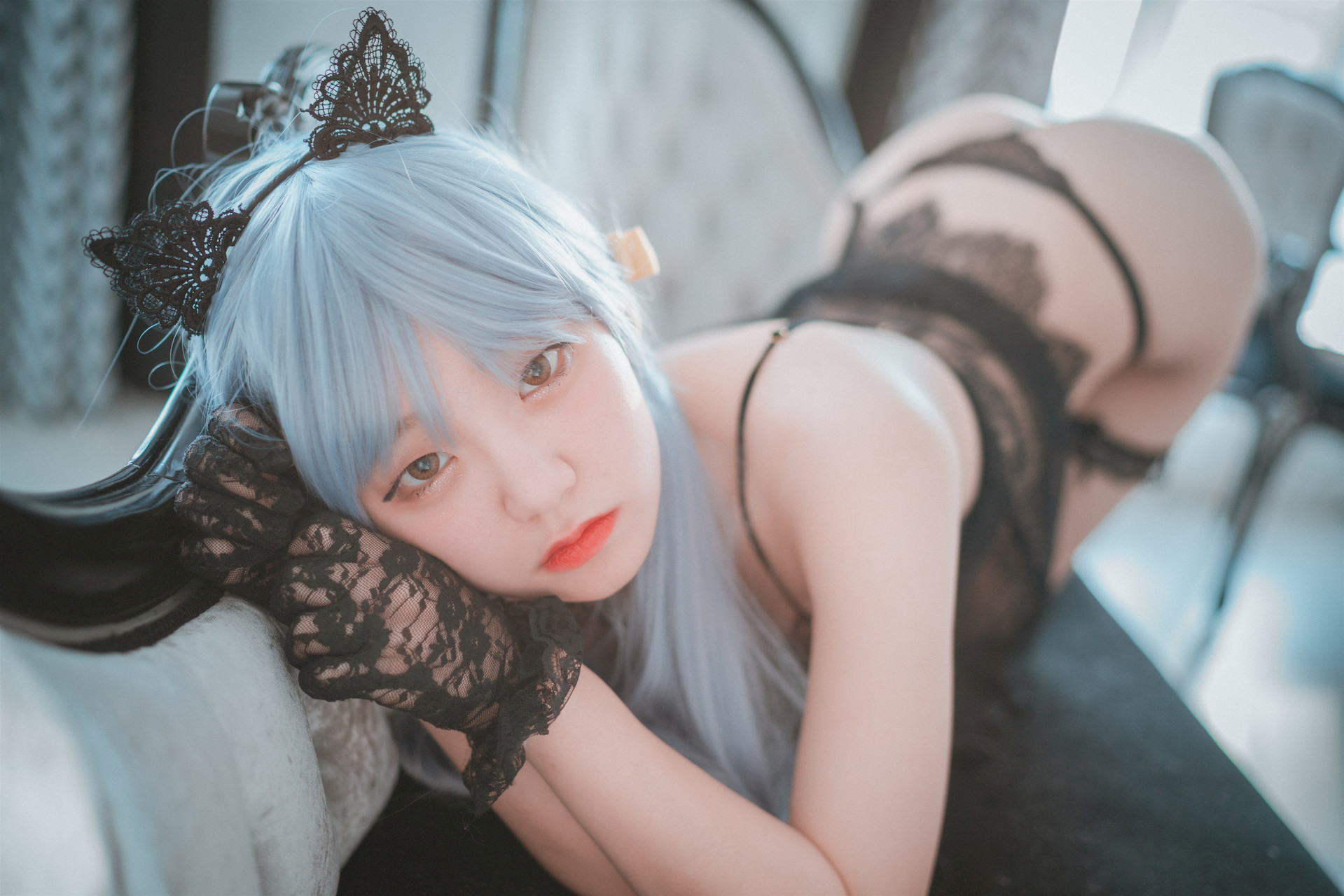 Jeong Jenny 정제니, [DJAWA] Schwarz und Wei Katzenmädchen(17)