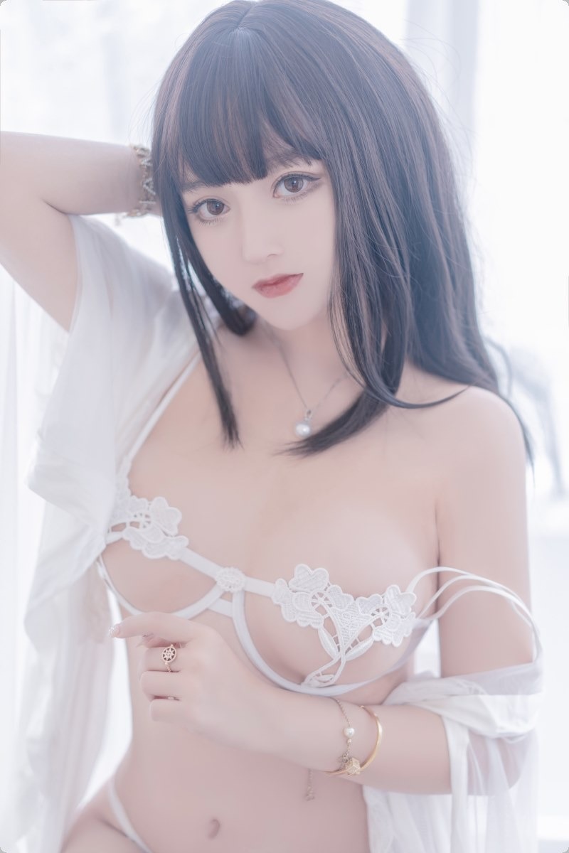 [Cos]过期米线线喵 - 镂空内衣[65P](63)