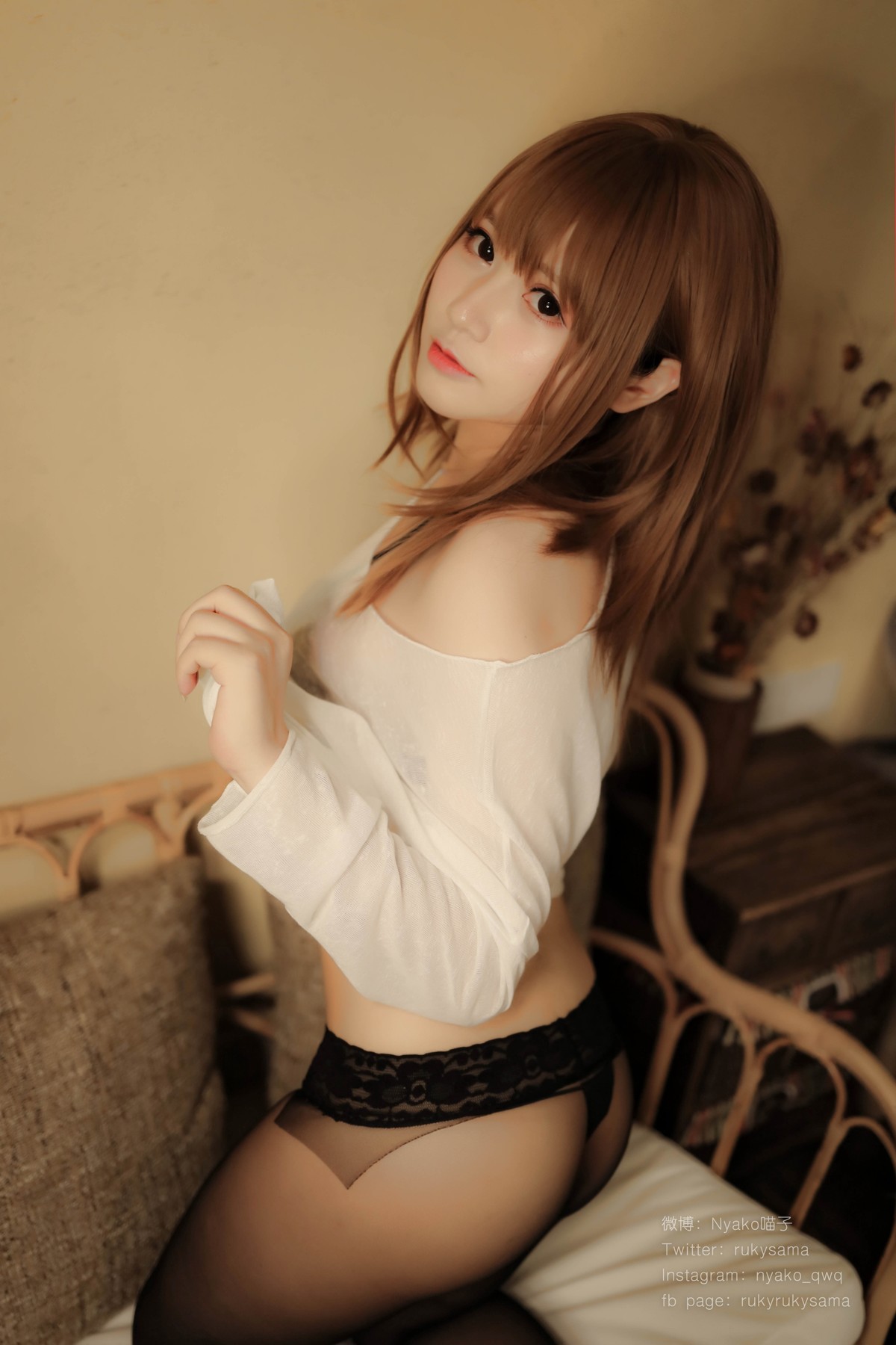 Cosplay Nyako喵子 縛られたの人妻 Set.02(9)