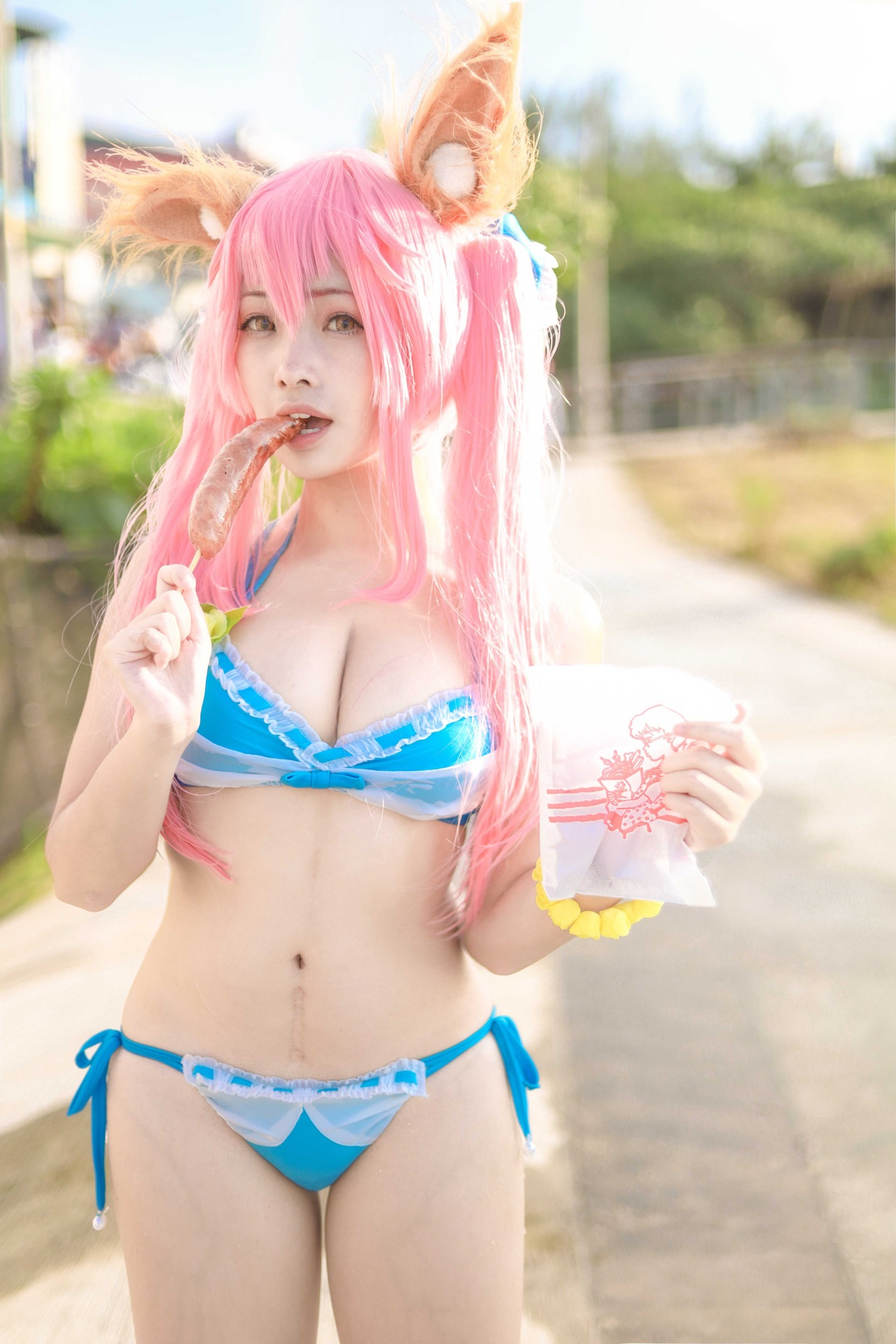 [毛毛喵 momocat] Tamamo no Mae Ver.Swimsuit(3)