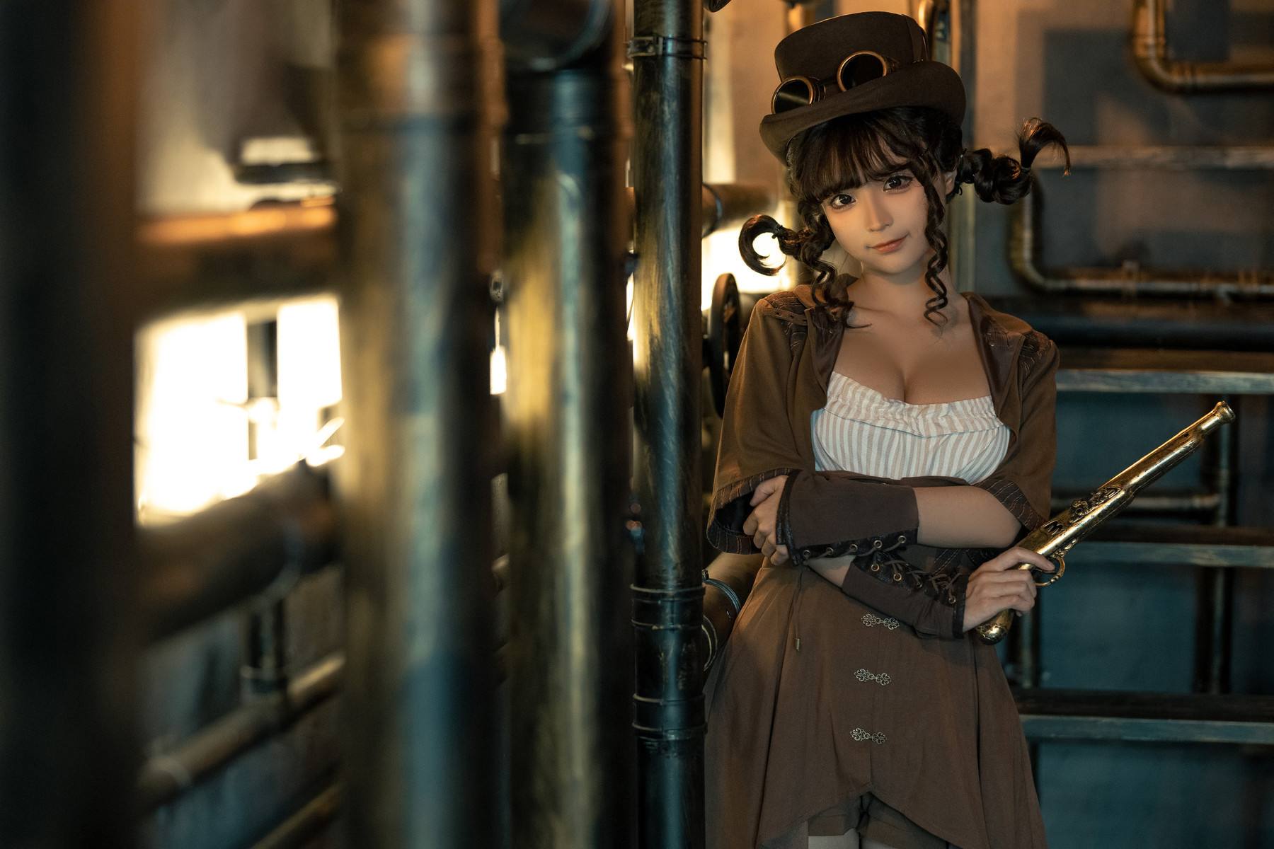 Cosplay 蠢沫沫Chunmomo 蒸汽少女 Steam Girl Set.01(14)