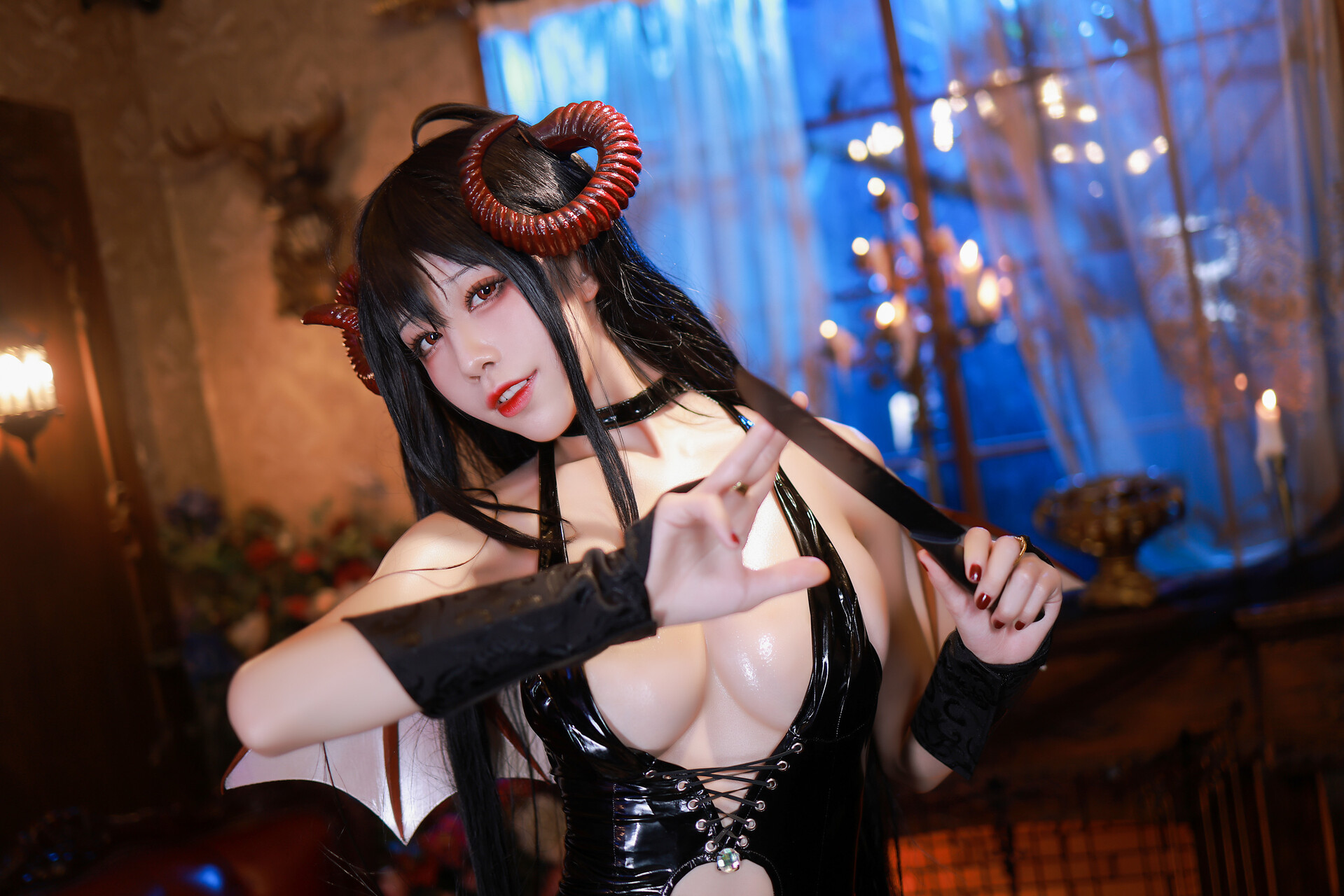 [水淼Aqua] Taihou 打歌服&恶魔 (Azur Lane 碧蓝航线)(17)