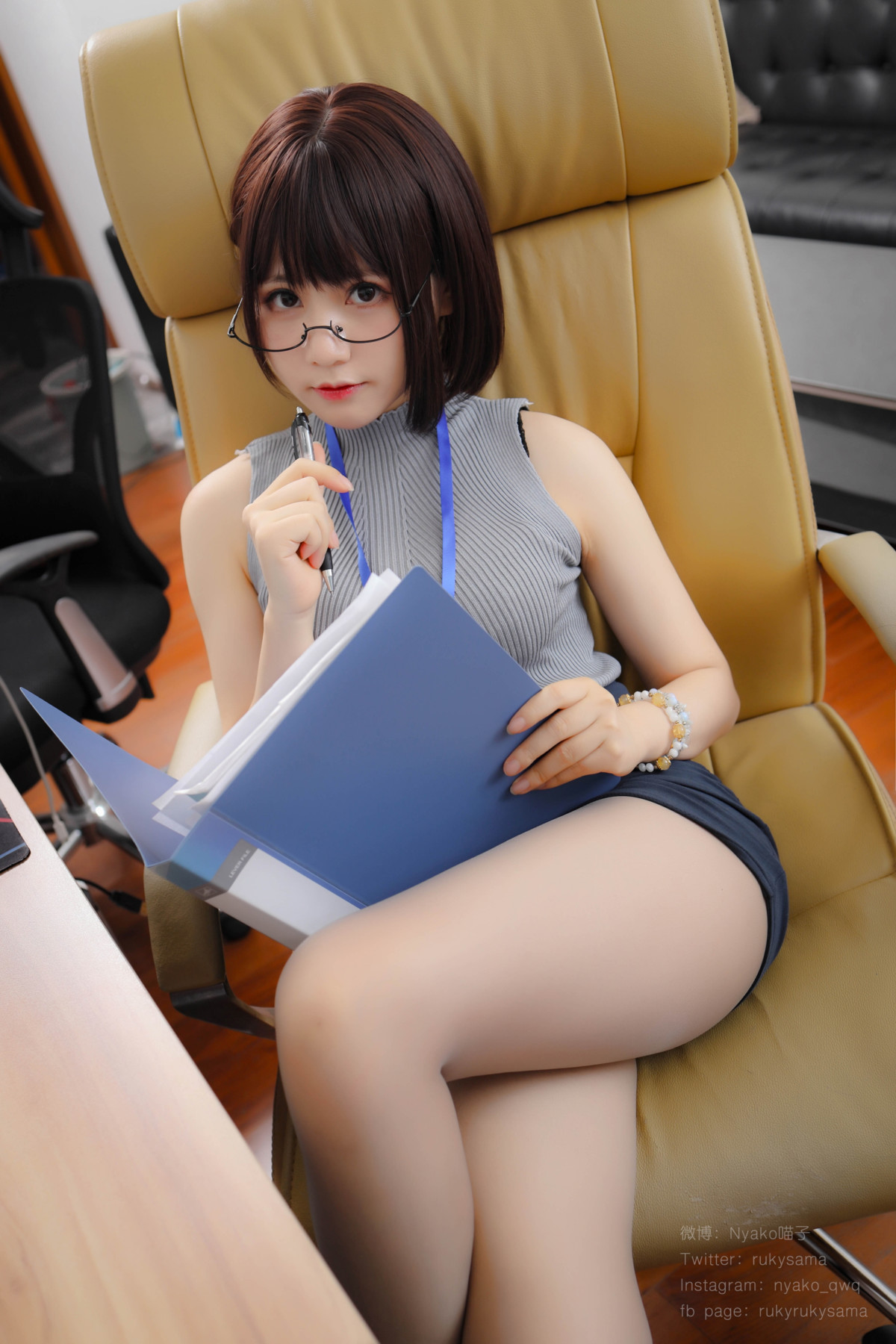 Cosplay Nyako喵子 誰も知らないの大人時間 Set.02(15)