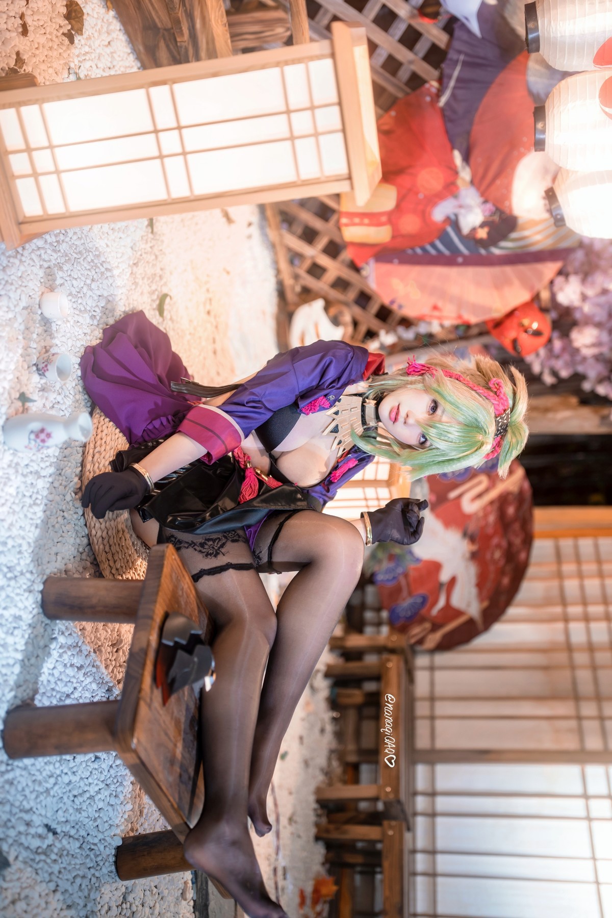 Cosplay 七七娜娜子 久岐忍同人(6)