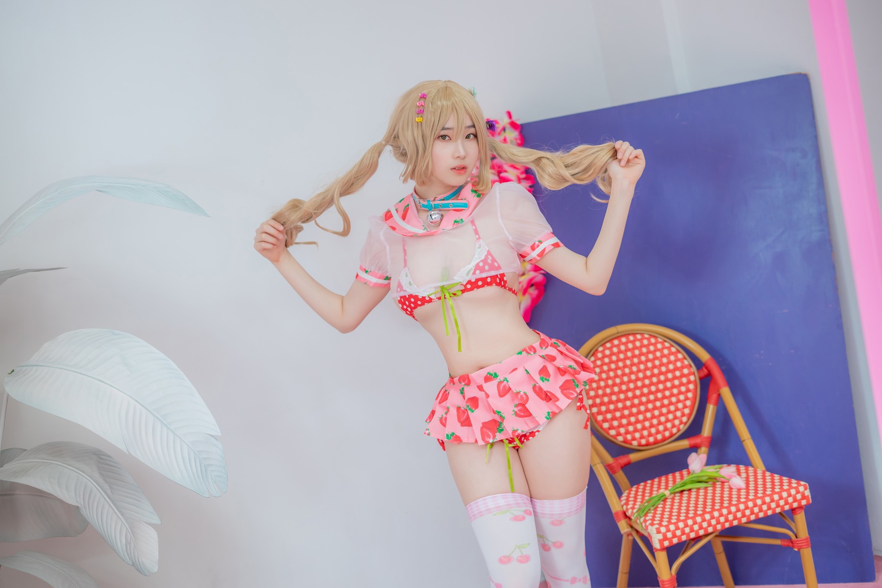 Bambi 밤비, [CreamSoda] Over knee socks Set.01(34)