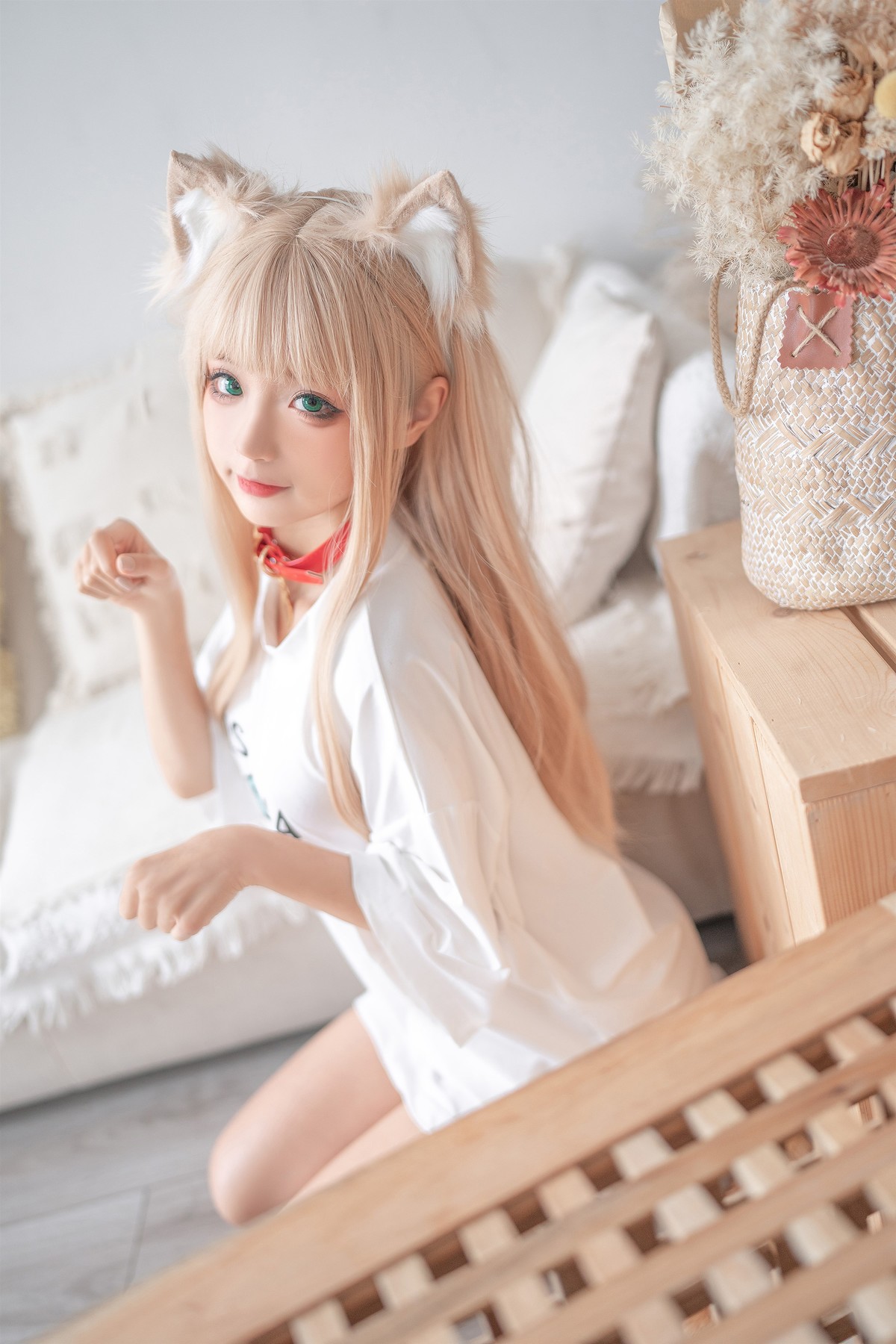 动漫博主蠢沫沫 Cosplay 黄豆粉(2)