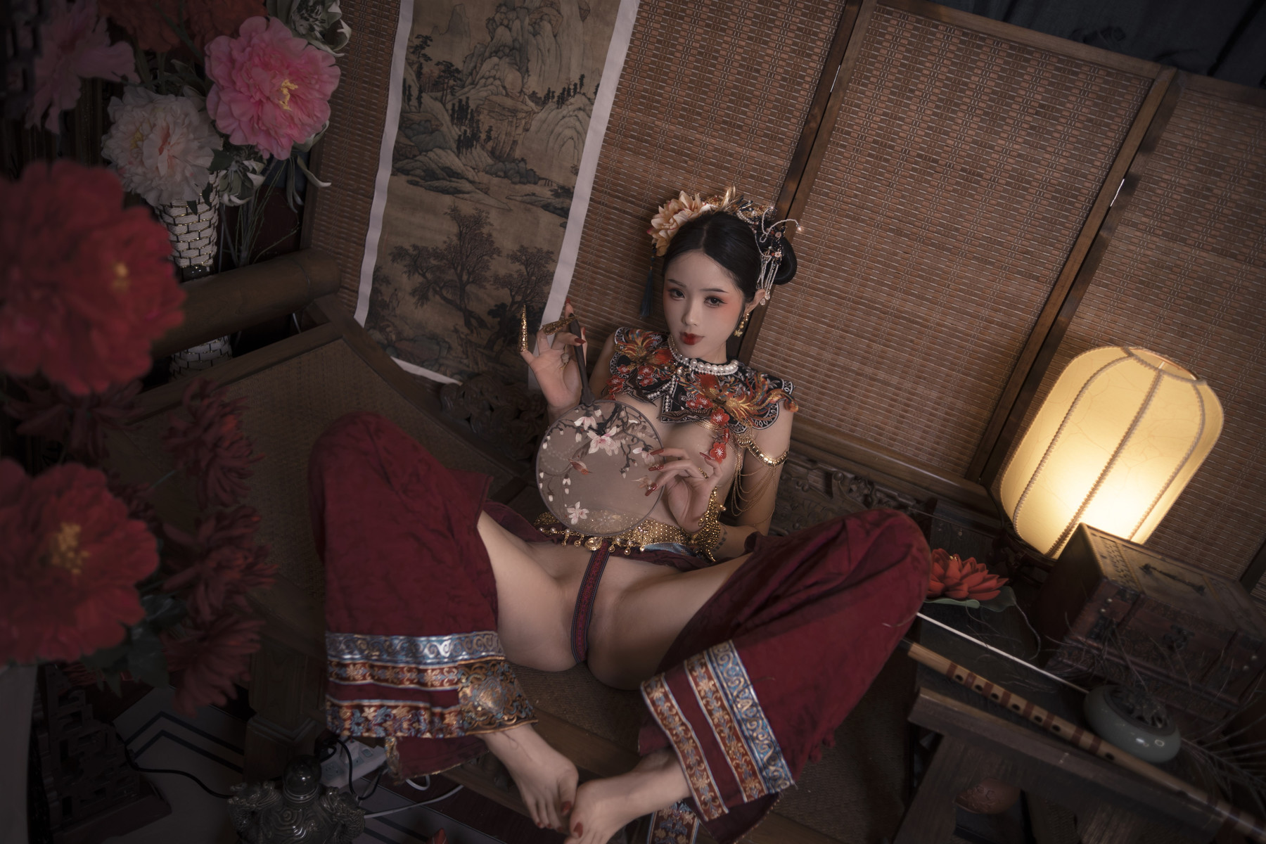 Cosplay 钛合金大粑粑 满清服饰(35)