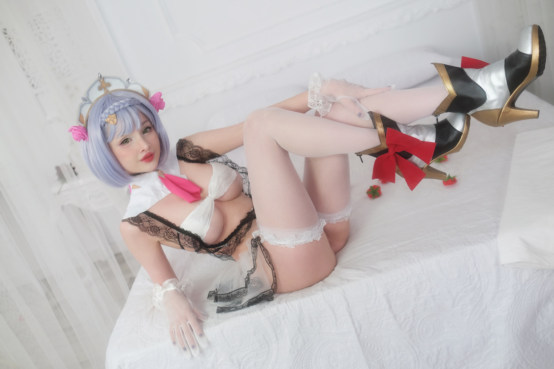 Hidori Rose Cosplay Noelle – Genshin Impact(22)