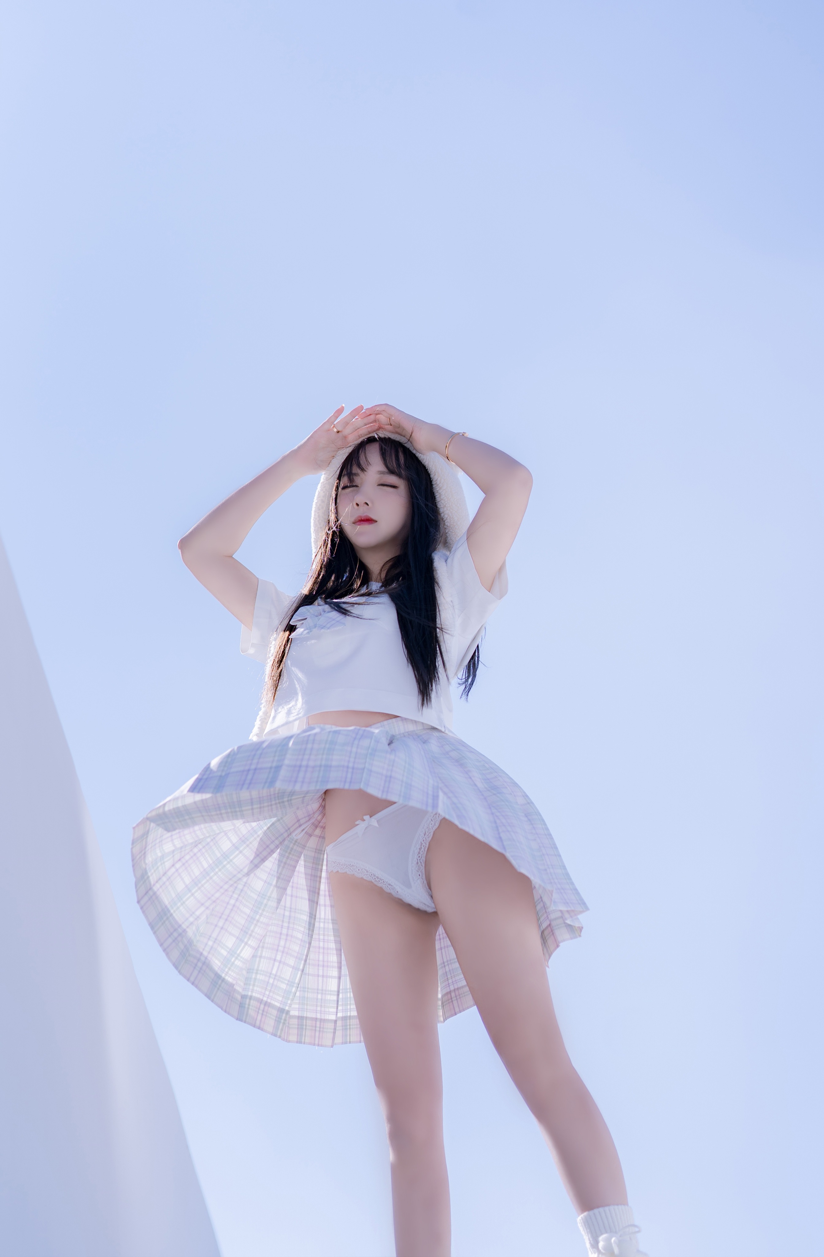 过期米线线喵 - 天台JK 58P(39)