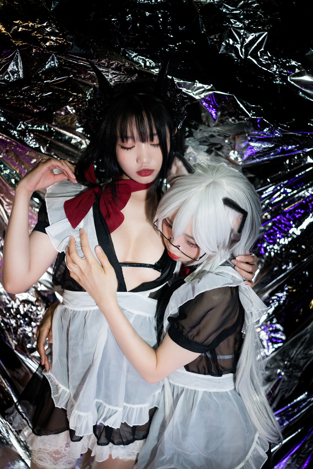 Cosplay 柒柒要乖哦 女仆の惩戒课 Set.01(50)