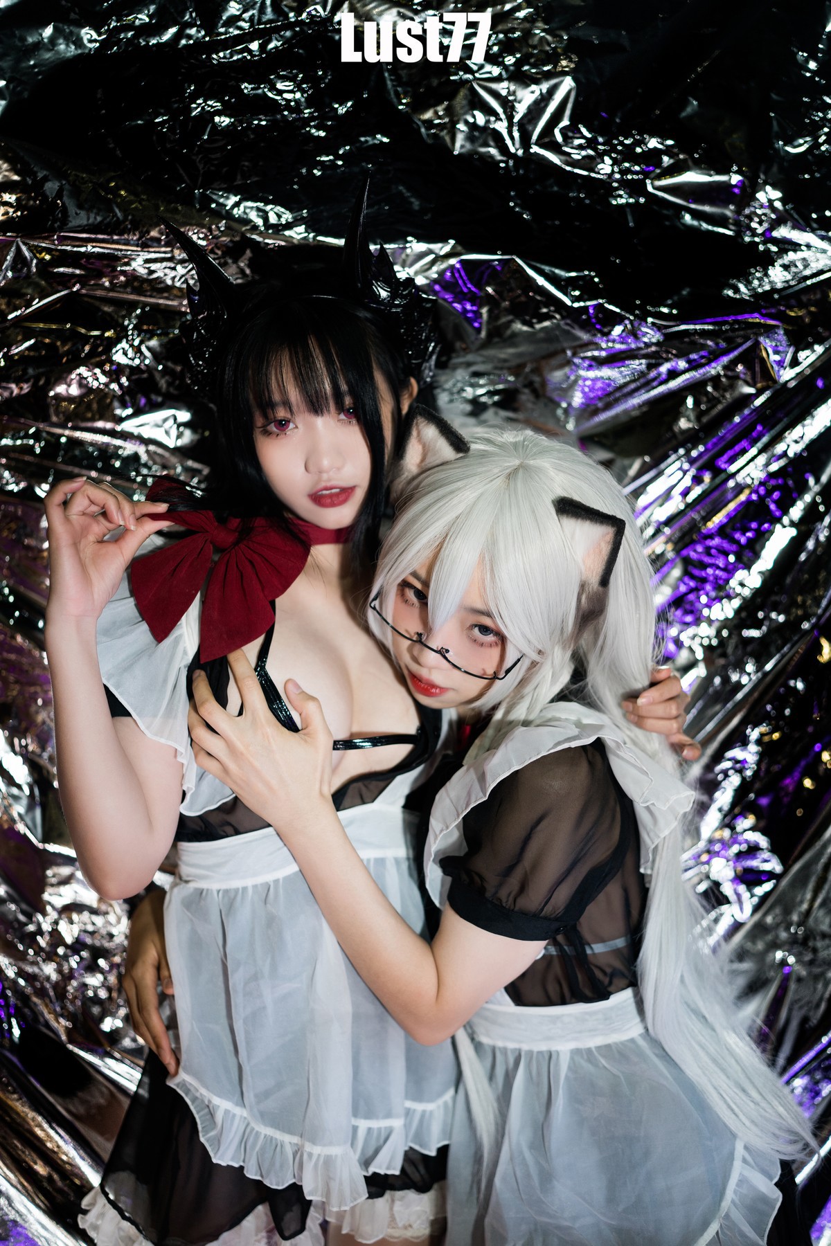 Cosplay 柒柒要乖哦 女仆の惩戒课 Set.01(51)