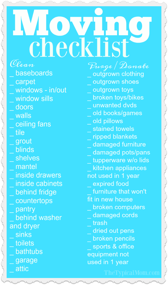 printable moving checklist the typical mom