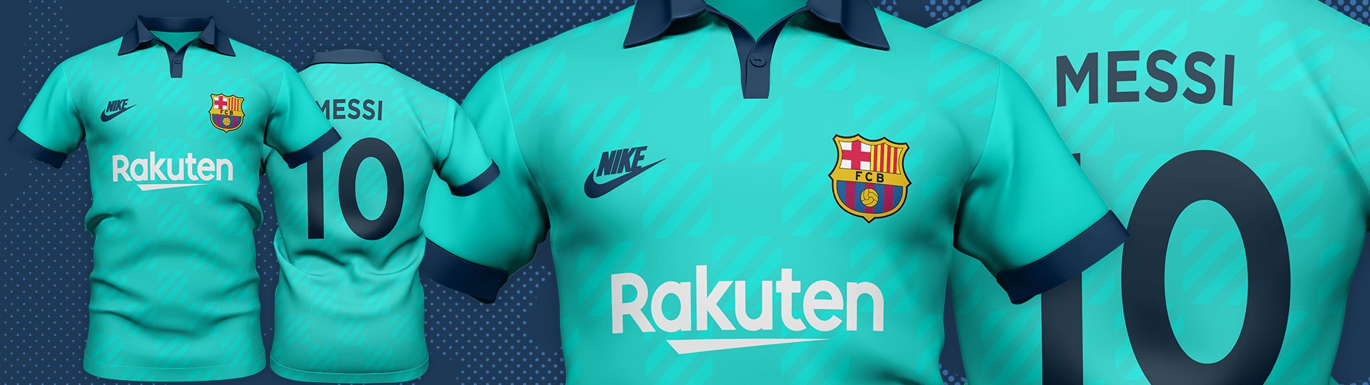 Collared Top Football/Soccer Jersey Template Mock-Up - Template FC