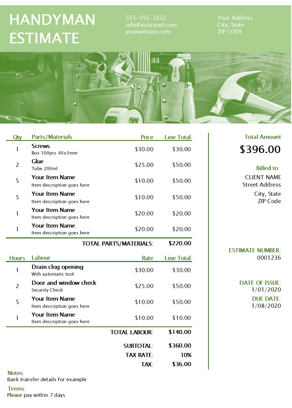 A price ceiling is a limit for which certain goods or services can be sold. 28 Free Estimate Template Forms [Construction, Repair