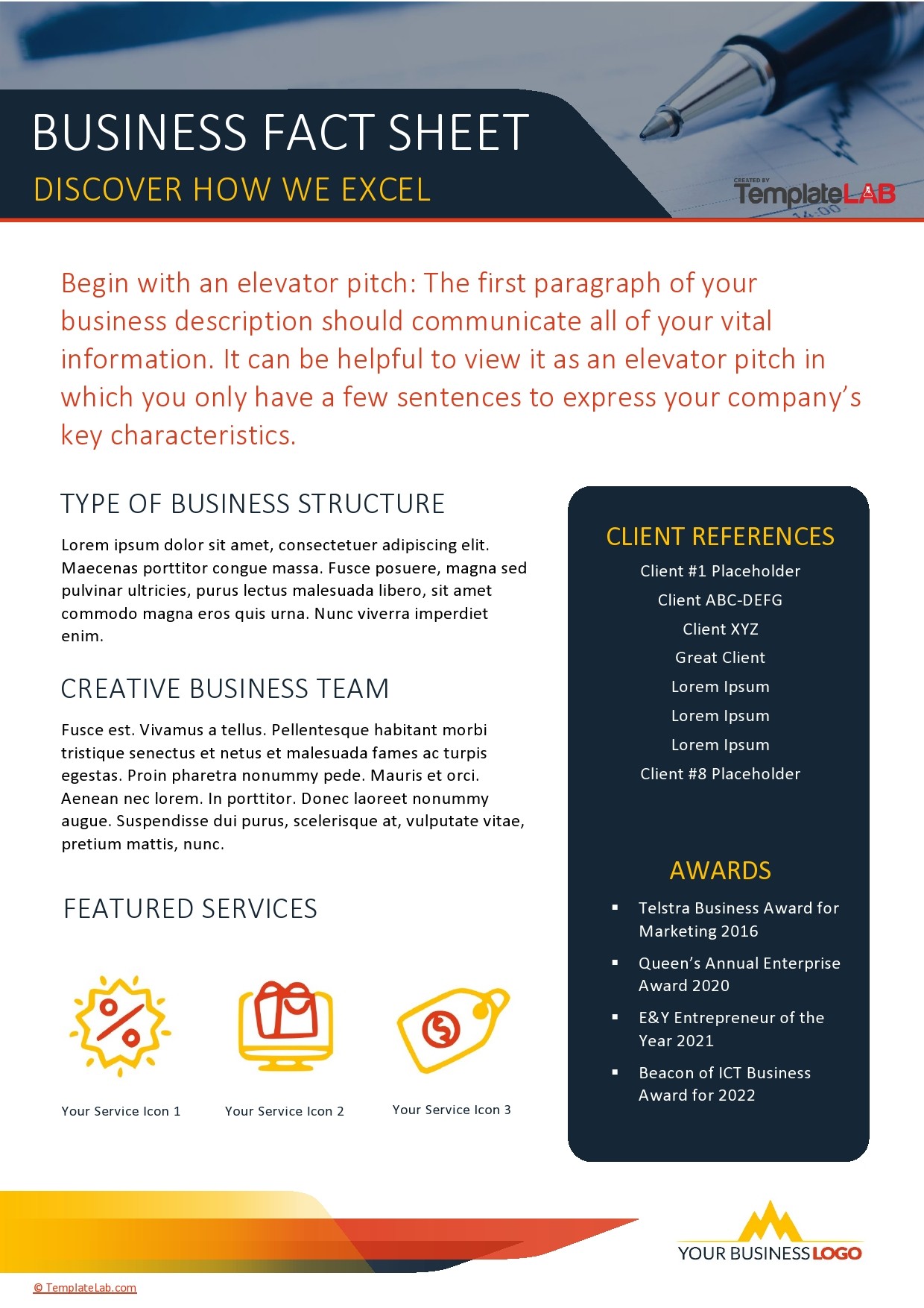 Factsheets Design . 60 Beautiful Fact Sheet Templates Examples And Designs