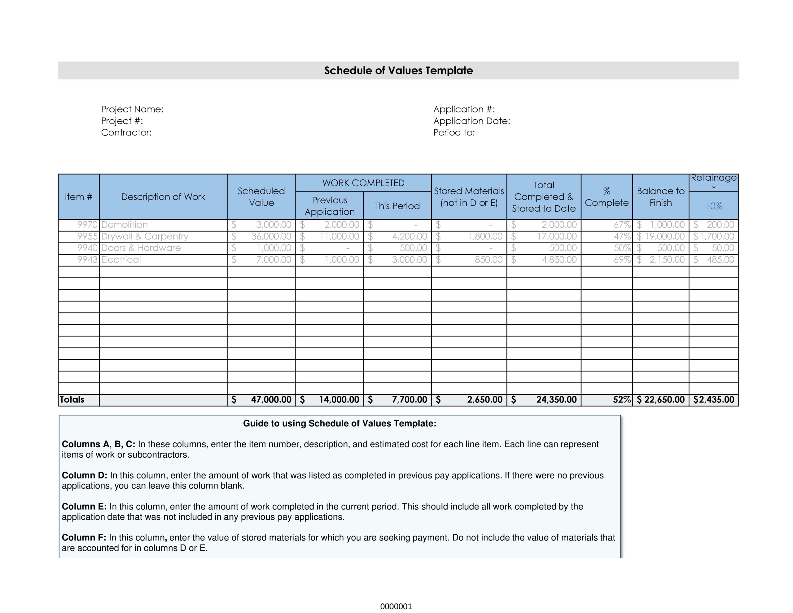 Aia Invoice Template