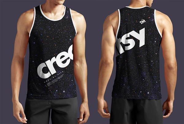 This tank top psd mockup created by graphic burger presents 2 tank tops set side by side from both the front and the back, enabling you to share . 47 Tank Top Mockups Photoshop Illustrator Free Premium Formats