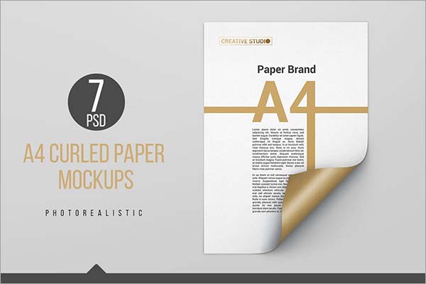 An a4 paper mockup psd template. 23 Paper Mockups Free Premium Photoshop Vector Downloads