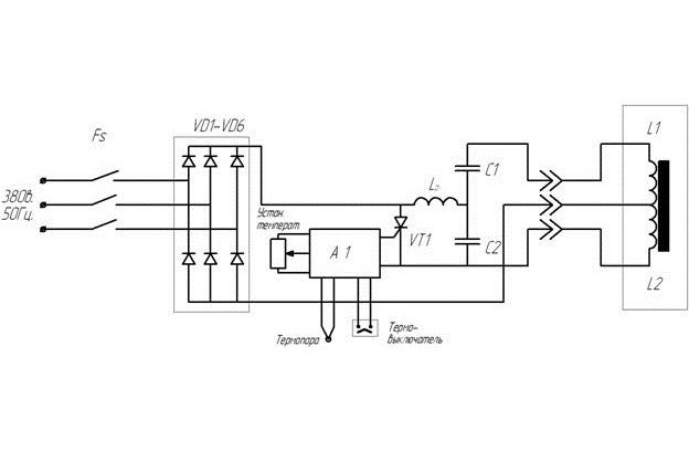 Микроша 3000 индукционный нагреватель схема