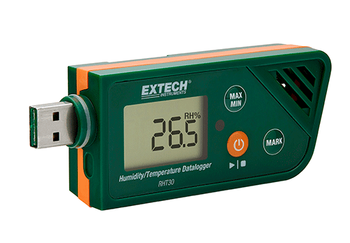 USB-vocht-/temperatuurdata-logger