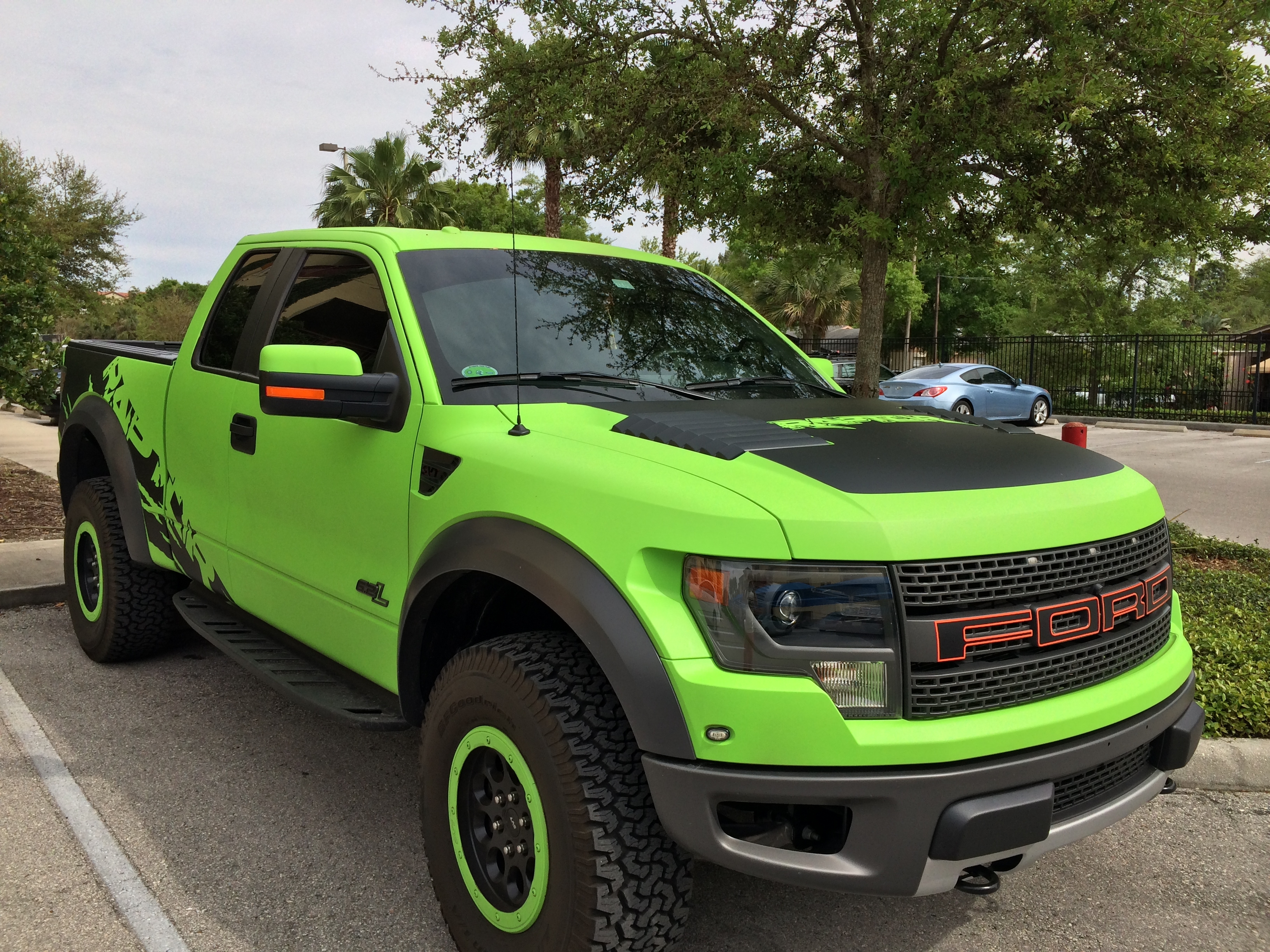 Hood Decal for the 2010 2014 Ford Raptor SVT OEM Style TFB Designs
