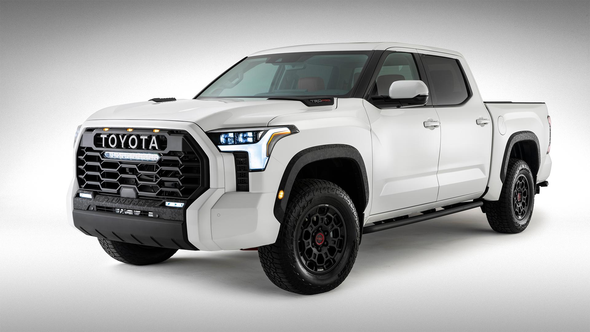 There are a few things you can use such as a tow rope, chain or even a car dolly. 2022 Toyota Tundra TRD Pro - The Fast Lane Truck