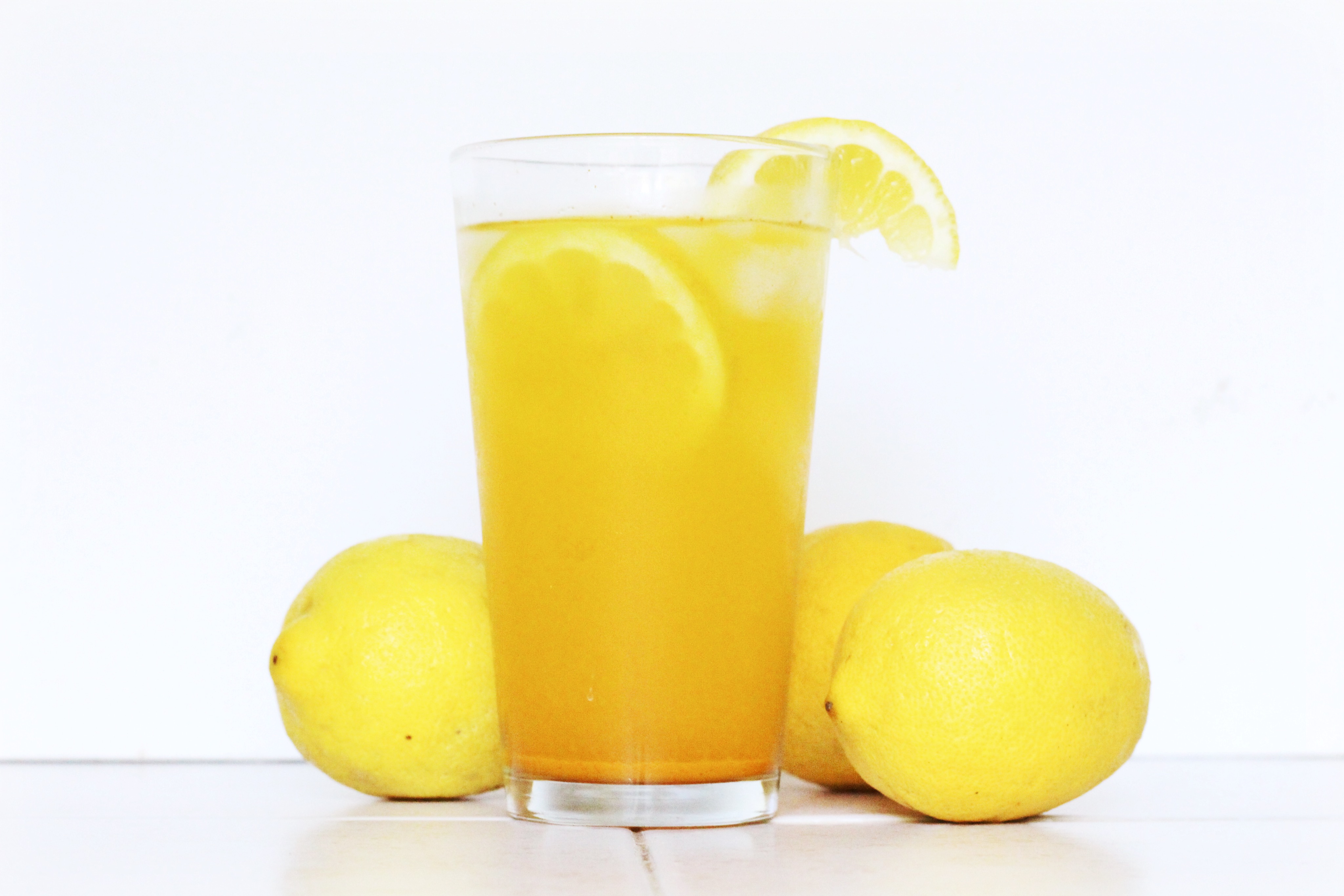 Turmeric Lemonade - The Basic Peach