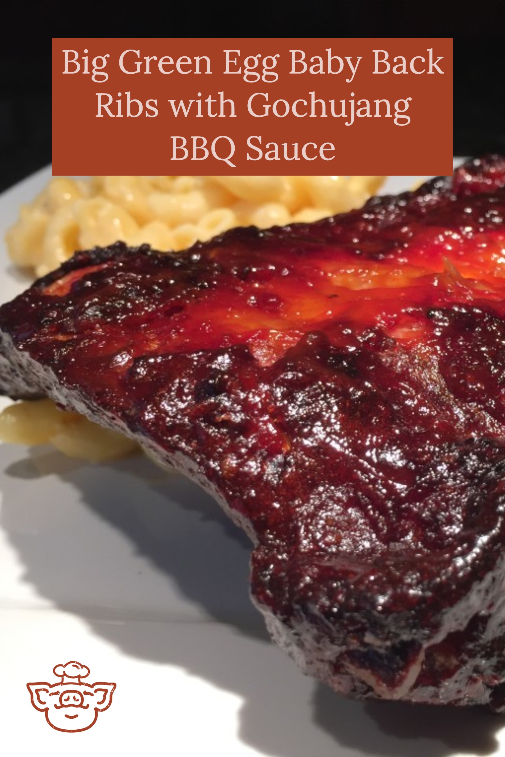 Big Green Egg Baby Back Ribs with Gochujang BBQ Sauce The BBQ Buddha