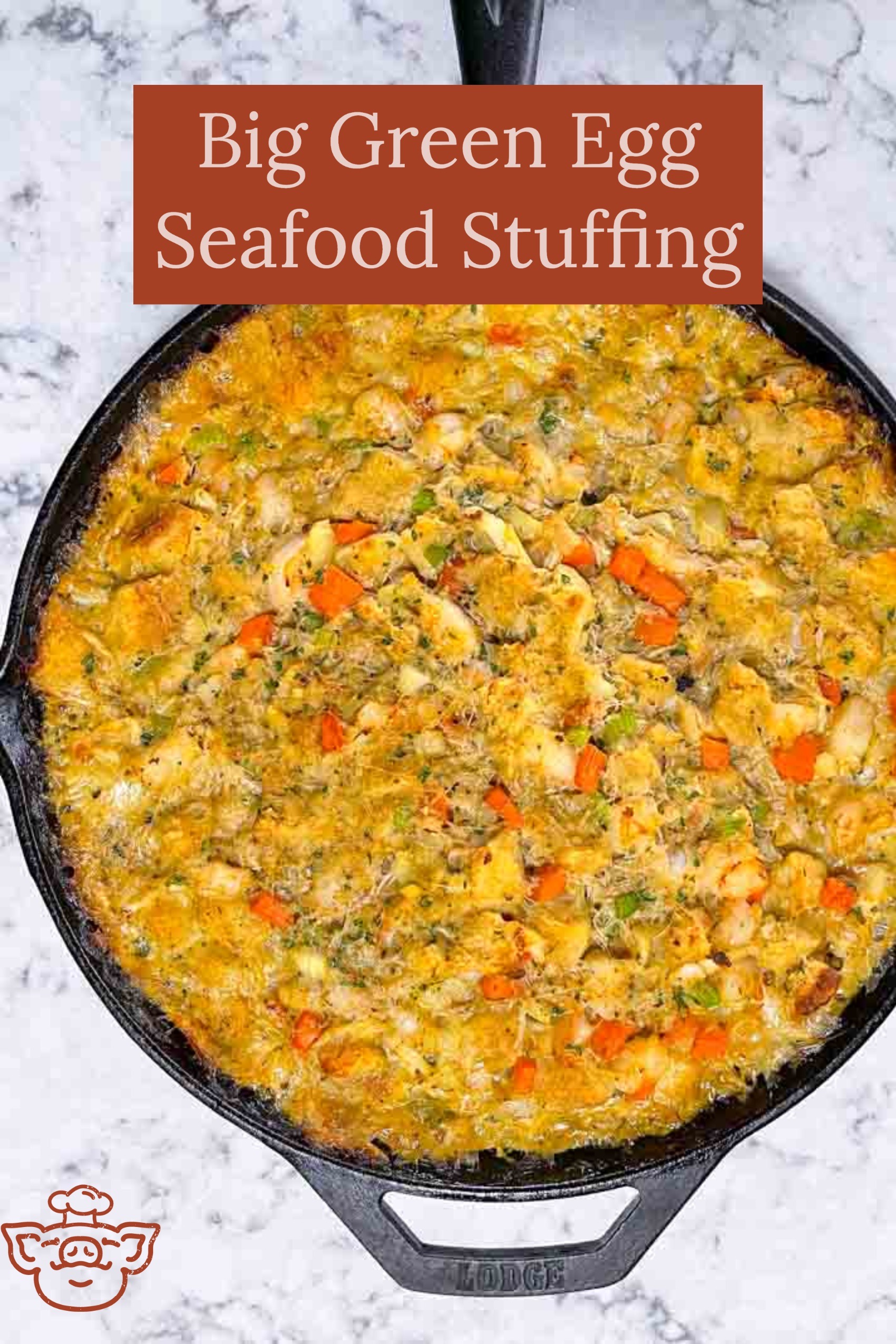 Big Green Egg Seafood Stuffing The BBQ Buddha